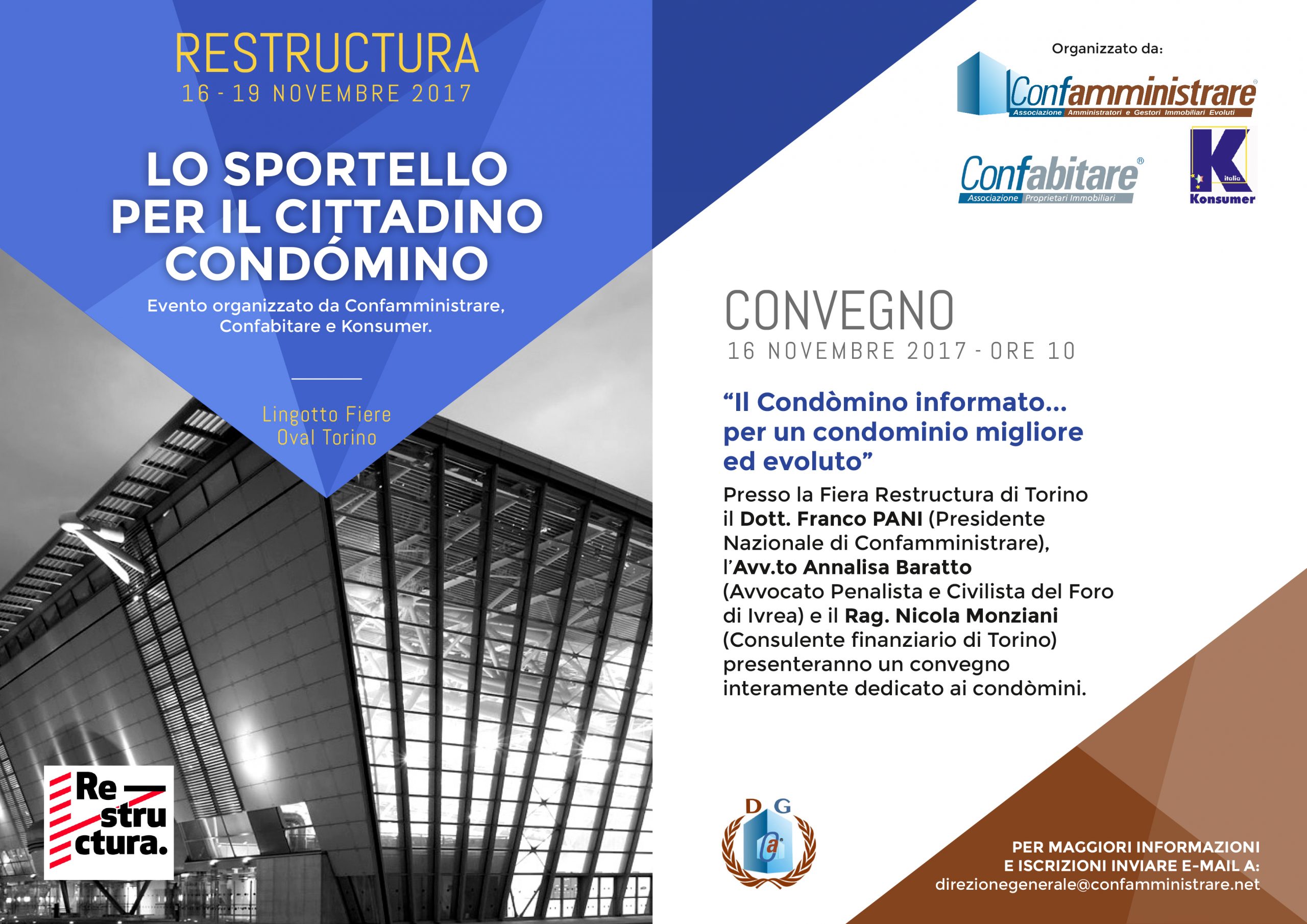 Fiera Restructura – Sportello per il Cittadino Condomino