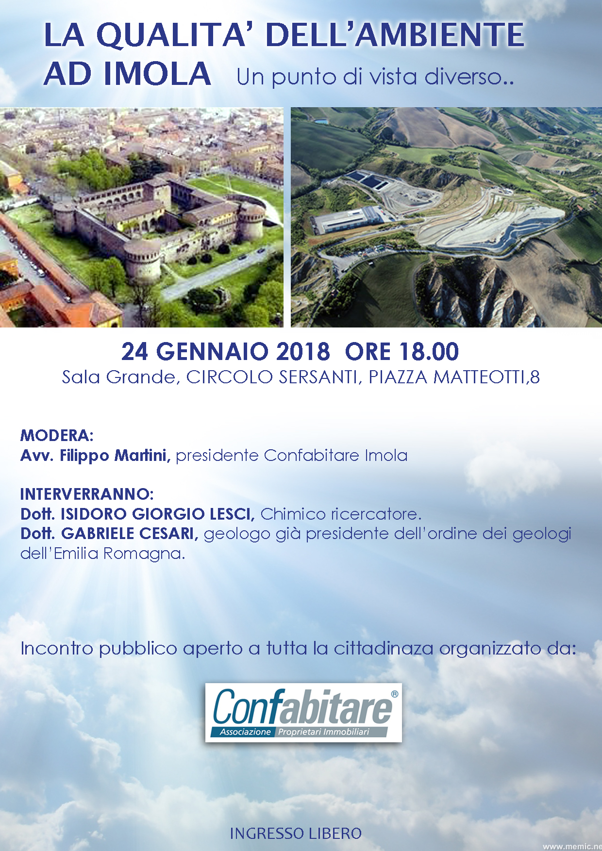 Convegno – Imola 24 Gennaio 2018