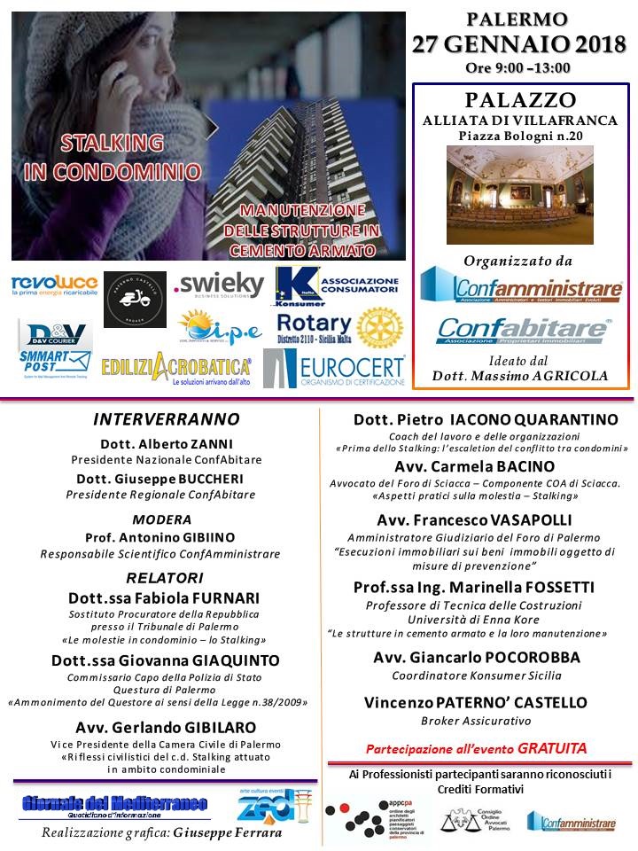Convegno – Palermo 27 Gennaio 2018