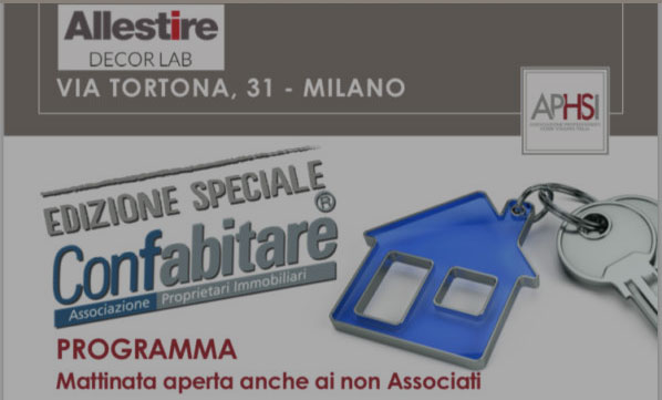 il 22/02, il Presidente Alberto Zanni, con l’Associazione Professionisti Home Staging Italia