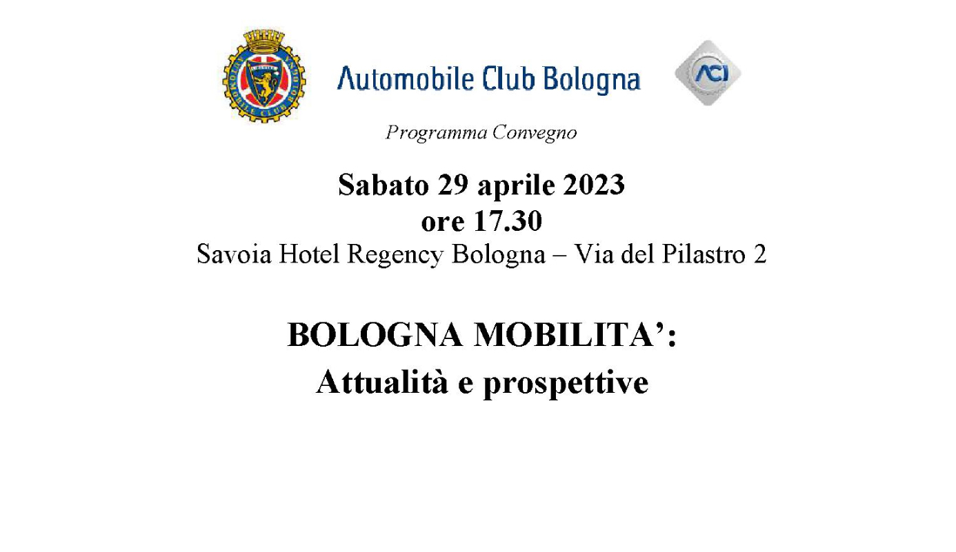 Bologna mobilità: attualità e prospettive