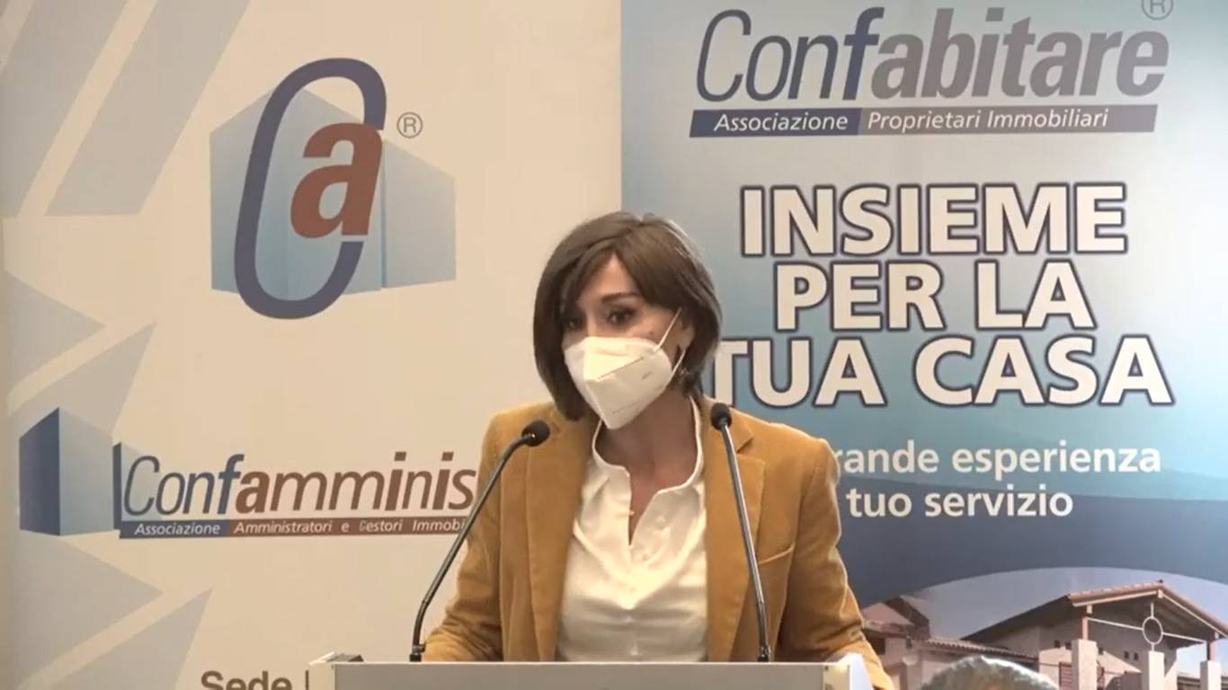 Intervento della Sen. Anna Maria Bernini – Presidente del Gruppo Forza Italia al Senato della Repubblica, alla Convention Confabitare 3 dicembre 2021