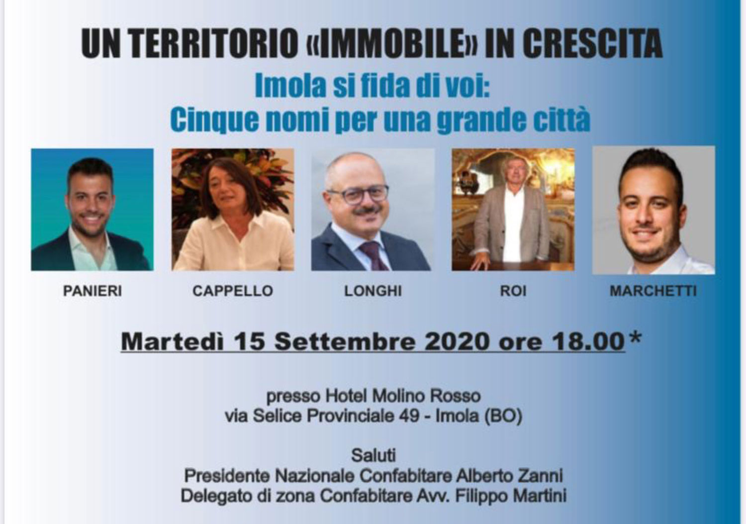 Un territorio “Immobile” in crescita, interviene Alberto Zanni Presidente Nazionale Confabitare