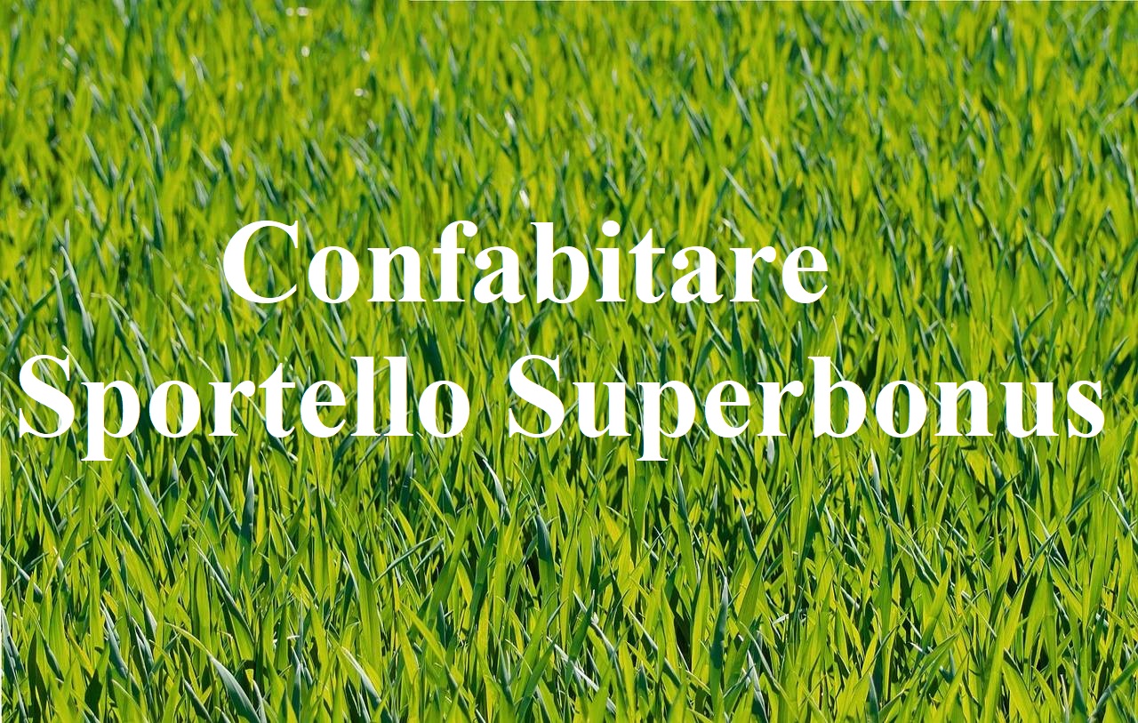 Confabitare ha istituito lo sportello SuperBonus