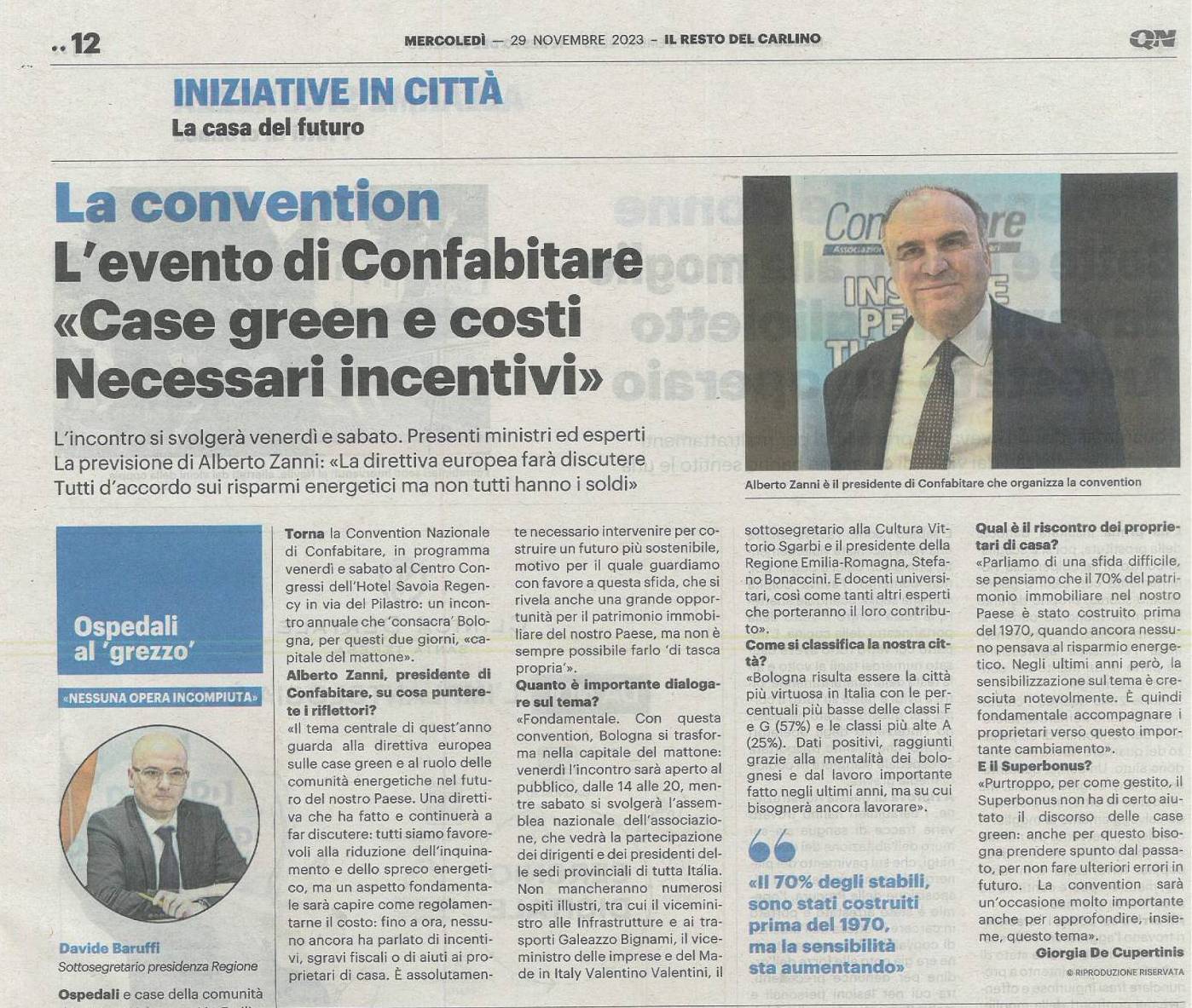 L’evento di Confabitare “Case green e costi. Necessari incentivi”