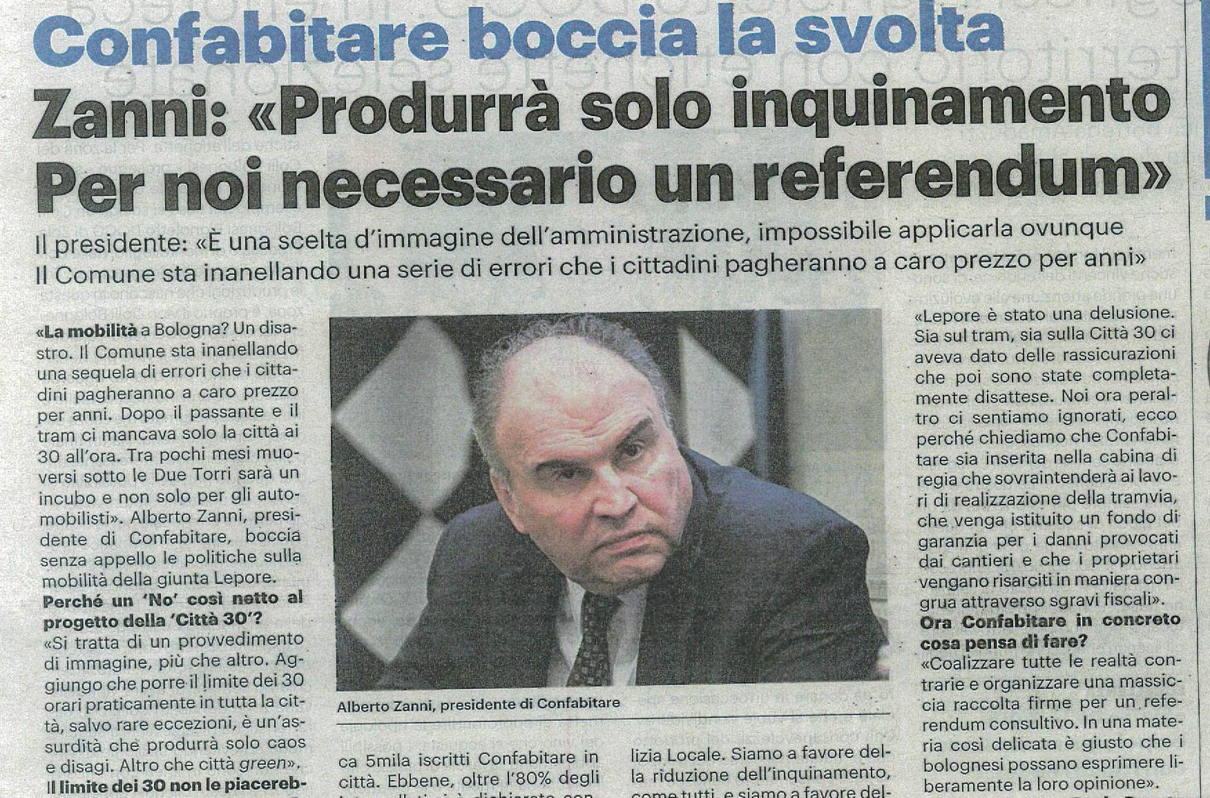 Confabitare boccia la svolta. Zanni: Produrrà solo inquinamento. Per noi necessario un referendum