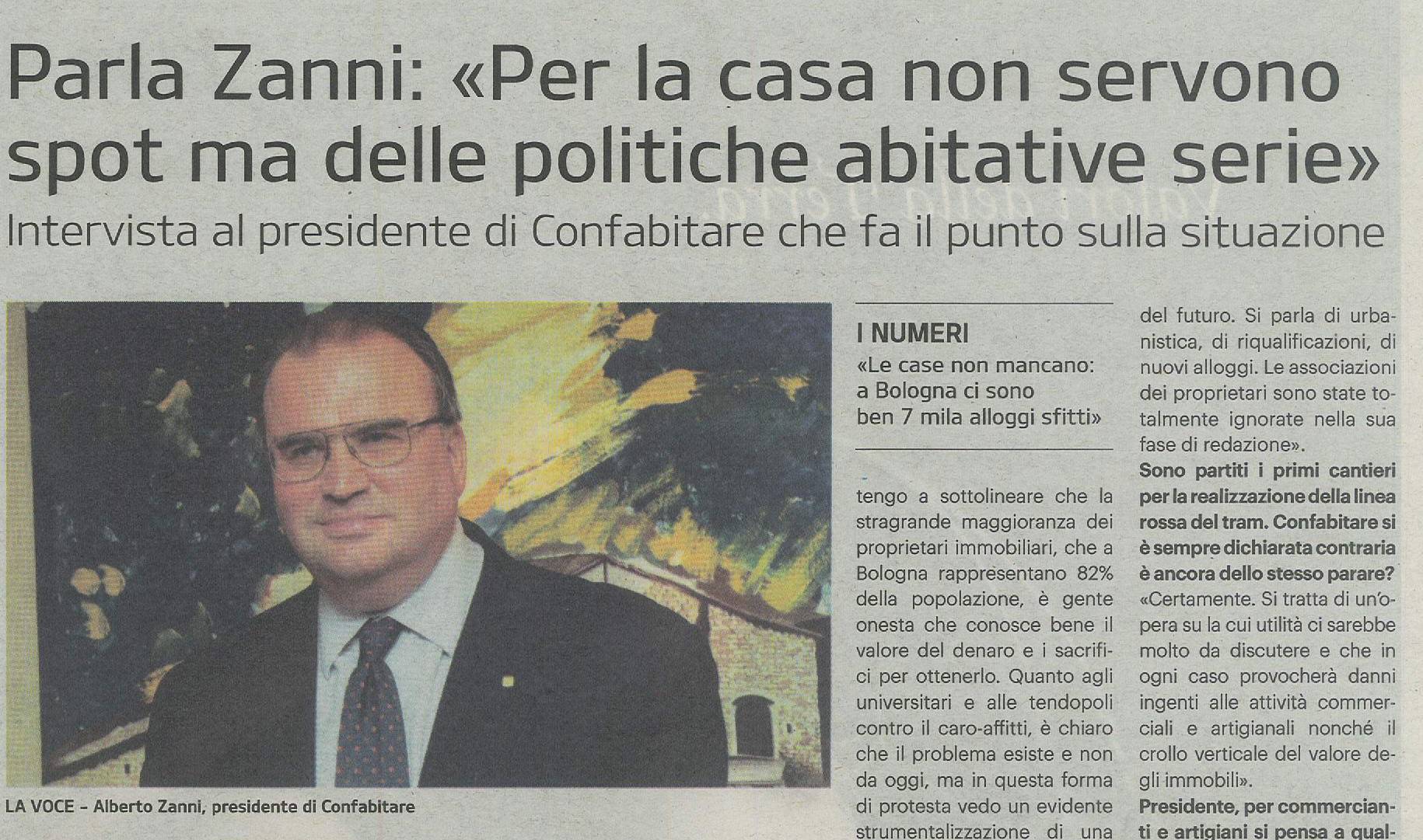 Parla Zanni: Per la casa non servono spot ma delle politiche abitative serie