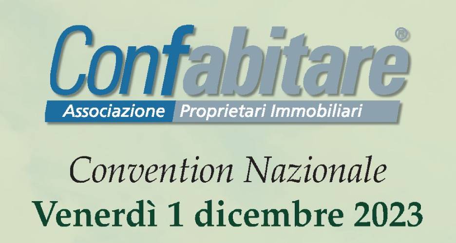 Convegno Confabitare – 1 dicembre 2023- Hotel Savoia Regency – Bologna