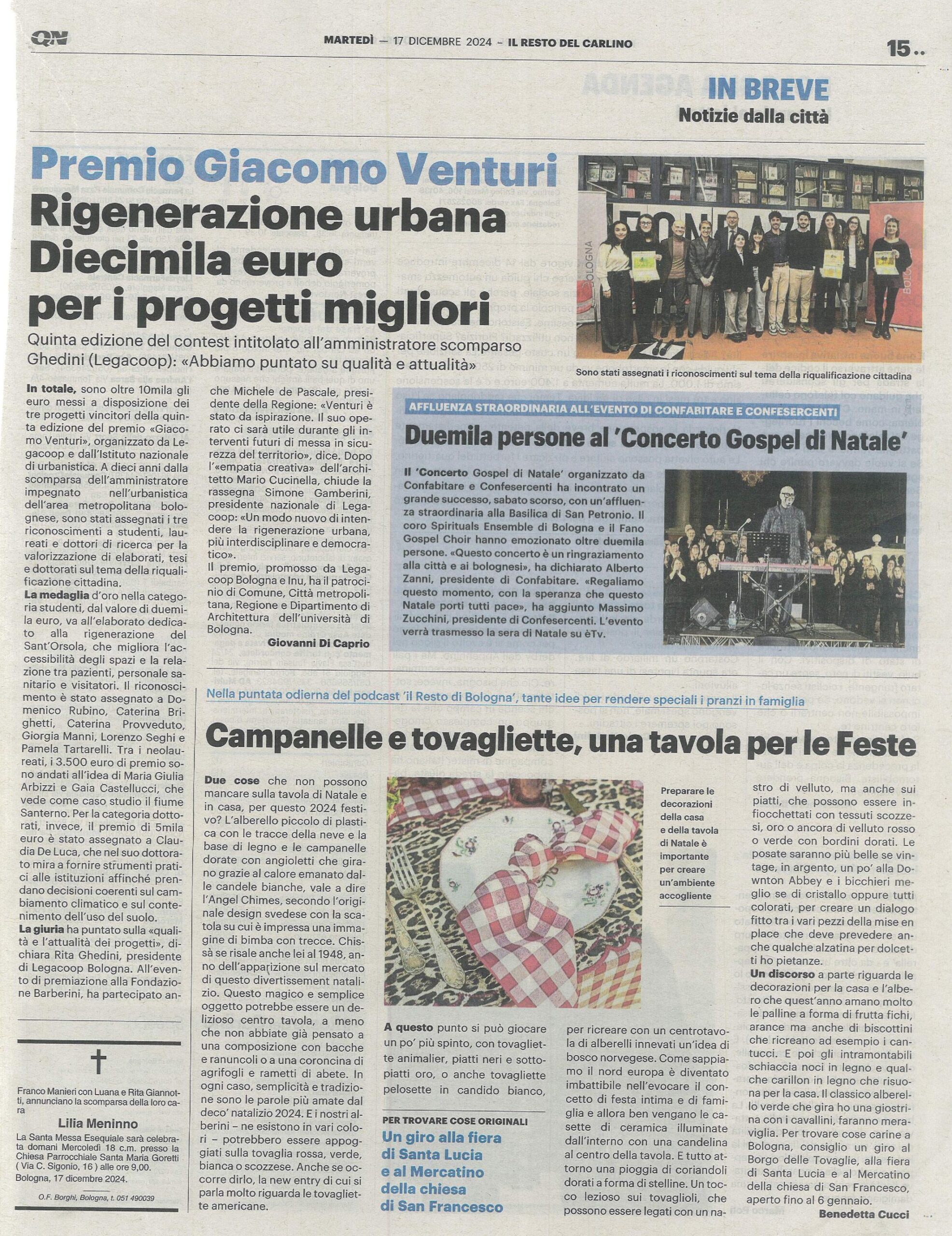 Duemila persone al ‘Concerto Gospel di Natale’